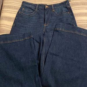 Anthropologie, MAEVE WIDE-LEG JEANS, Style No. 65287609, Sz28, Dark Wash